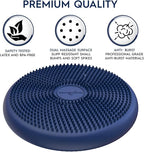Bouncyband – Wiggle Seat – 10 Pack – Blue, 13” D – Large Sensory Cushion for Kids Ages 6-18+ – Promotes Active Learning, Improves Student Productivity, Includes Easy-Inflation Pump