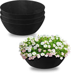 Non-Woven Fabric Plant Liner Replacement Coco Liner Window Basket Trough Shaped Wall and Deck Mount Planters Liner Round Hanging Basket Liner (4, 16)
