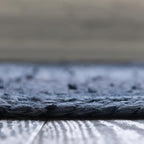 Unique Loom Braided Jute Collection Area Rug - Dhaka (4' 1" x 6' 1" Rectangle, Navy Blue)