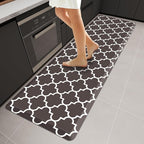 WISELIFE Anti Fatigue Floor Mat - 4/5 Inch Thick Kitchen Mat Non Slip Waterproof Heavy Duty Ergonomic Comfort Mat Durable for Home, Office, Sink, Laundry,(22" x 72", Chocolate)