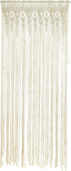 Macrame Bohemian Curtains for Windows Door Curtain Boho Wall Hanging for Doorways Room Dividers Bedroom Decor Wedding Tapestry Living Room Farmhouse Cottage 40x80 inch