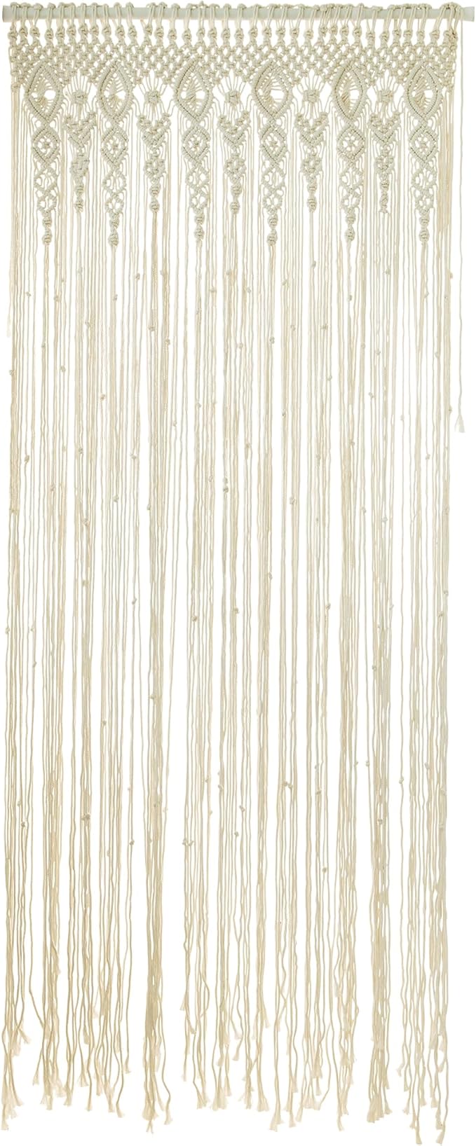 Macrame Bohemian Curtains for Windows Door Curtain Boho Wall Hanging for Doorways Room Dividers Bedroom Decor Wedding Tapestry Living Room Farmhouse Cottage 40x80 inch