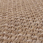 Easy Jute Runner Rug 2x7 Indoor Outdoor Natural Rugs Solid Fiber Rug Woven Area Rug Boho Easy Clean Inside Carpet for Living Room Bedroom Dining Room Hallway or Outdoor Patio Porch (2 X 7 Natural)