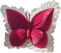 Butterfly Sofa Pillow Animal Floor Reading Pillow Car Cushion (red, 50cm)