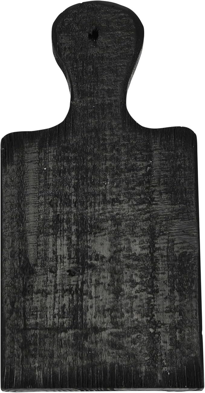 Creative Co-Op Decorative Wood Pedestal, Black