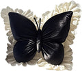 Butterfly Sofa Pillow Animal Floor Reading Pillow Car Cushion (Black, 50cm)