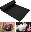 12 x 120 Inch Felt Planter Liner Roll Non-Woven Fabric Coconut Basket Liner Alternative Plant Liner Roll Black Coco Liners Roll Replacement Easy to Cut for Planter Hanging Flower Basket Window Box