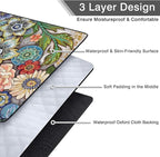 Waterproof Picnic Blankets Foldable & Portable 60''x80'' Boho Picnic Mat for Outdoors, Large Washable Picnic Blanket for Travel Camping Beach, Park Grass Picnic Blanket Accessories for Adults