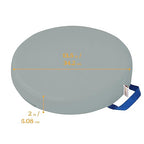 ECR4Kids SoftZone Floor Cushions, Round, Flexible Seating, Grey, 6-Piece