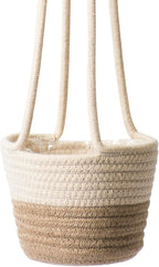 SuperMoss (54029 SoftWeave Hanging Planters for Indoor Plants 6″, Mixed Case, Set of 3, 6 inch Plant Flower Pots