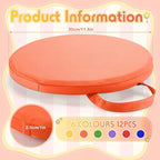 Suzile 12 Pcs 12 Inch Round Floor Cushions for Kids and Toddlers Flexible Seating Classroom Floor Pillow with Handles for Classroom Daycare Preschool Yoga Meditation