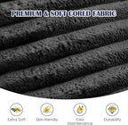 SHOUREN Stuffed Round Pouf Ottoman,Corduroy Foot Rest with Shredded Foam Filling, Lightweight and Fluffy Pouf Storage Ottoman for Living Room,Floor Poufs for Couch,18"x 14", Dark Grey