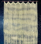 kiido Macrame Curtain Window Treatment【50" W x 71" H】 Bohemian Room Divider Doorway Curtain Boho Macrame Wall Hanging Living Home Decor Room Bedroom Decoration-Stars River (50" W x 71" H x1pcs)