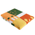 100% Cotton Throw Blanket for Couch Sofa or Bed All Season Terry Blankets & Throws, Lightweight & Breathable Cotton Blanket, Picnic Rug, Terry Bed Sheet (Summer Garden) - color: Summer Garden