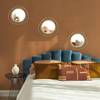 3 Set 9.5 Inch Gold Circle Mirrors Wall Decor Iron Frame Wire Mirror Metal Circular Mirror Home Decor Hanging Mirrors for Room/Bedroom/Bathroom/Entryway