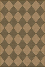 Lessymo Entryway Rug 2x3, Washable Easy Jute Checkered Rug, Non Slip Indoor Outdoor Front Door Mats for Kitchen Bathroom Bedroom, Farmhouse Non Shed Carpet, Diamond Brown/Beige