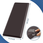 KitchenClouds Kitchen Mat Cushioned Anti Fatigue Kitchen Rug Non Slip Standing Mat Comfort Floor Mats for Sink Office (17.3"x39"- 0.8inch)