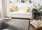 SAFAVIEH Vintage Leather Collection Runner Rug - 2'3" x 9', Grey, Handmade Boho Fringe Leather & Jute, Ideal for High Traffic Areas in Living Room, Bedroom (VTL203F)