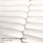2 Pack 12x20 Pillow Cover Velvet Pillow Covers, Faux Fur Oblong Throw Pillow Covers for Living Room Decorations Throw Pillow Case, Throw Pillow Cover Cushion Cover for Home Sofa Bedroom Car, White