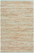 SAFAVIEH Area Rug 5x8 - Cape Cod Collection - Turquoise & Natural, Handmade Jute & Cotton, Ideal for Living Room, Bedroom, Dining Space (CAP236K)