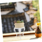 YARNOW Boho Style Flower Pot Stand Indoor Plant Stands Tiered Plant Rack for Living Balcony