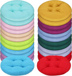 Tinideya 24 Pcs Round Floor Cushions Floor Pillows Meditation Seat Pillows Flexible Seating for Adults Kids, Chair Cushions for Classroom, Nursery, Living Room, Yoga(Small 11.8 Inch,Multi Color)