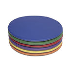ECR4Kids SoftZone Colorful Floor Pads, Round, Flexible Seating, Assorted, 6-Piece