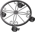 Plant Caddy with Wheels - 10.24" Plant Stand with Wheels, 360° Lockable Plant Rollers Plant Dolly, Plant Tray with Casters for Indoor and Outdoor.