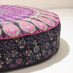 Indian Mandala Cotton Handmade Round Floor Pillow Comfortable Car Bed Sofa Decor Large Round Cushion Cover Bohemian Meditation Pillow Case Ottoman Pouf Cover Pet Dog Bed
