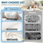 BlueWood Cushion for Climbing Arch, Montessori Philosophy Soft and Non-Slip Pillow for Kids, Pikler Cushion for Reading, Playing, Games, Parties (White)