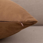 NiNi ALL Decorative Throw Pillow Covers Pack of 2, Velvet Cushion Case for Couch Bedroom Living Room Outdoor, Pillow Covers 12x20 Inch（30 x 50 cm） Brown