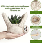 Sloth Gifts Sloth Plant Hanger for Succulent Pot Hanging Planter for Plant Lovers Home Decor Planter Macrame Plant Hanger | 5 Inch Plant Holder