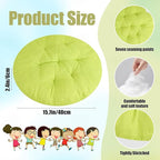 12 Pcs 16 Inch Floor Pillows Cushions for Kids, Toddlers, Adults - Flexible Seating Pillows for Classroom, Home, School - Reading, Playing Chair Cushions (12 Colors)