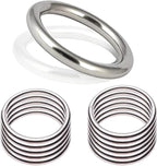 Macrame Rings, Dream Catcher Rings, Dream Catchers Kit, Macrame Supplies, Metal Rings, Metal Hoops for Crafts 2 inch, Macrame Plant Hangers, Dog Collars, DIY Centerpiece, Table Decorations(12Pcs)