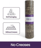 DEXI Kitchen Mats for Floor Cushioned, 23x35 Wide Runner Rug Non Slip, Waterproof Soft Comfort Standing Padded Anti Fatigue Decorative, Brown