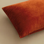 MIULEE Burnt Orange Pillow Covers 18x18 Inch Soft Velvet Throw Pillow Covers Decorative Square Pillowcases Modern Home Decor for Sofa Bedroom Couch