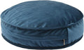 Velvet Floor Pillows Round Chair Cushion Couch Throw Pillow Soft Pouf Seat Mattress Bean Bag for Reading Nook Play Room (19.7",Teal)