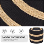 Wimarsbon 2Pcs Pouf Ottomans, Natural Seagrass Foot Stool, Hand Weaving Round Ottoman, Boho Decorative Seat, Jute Braided Pouffe Poof Accent Sitting Footrest for Living Room (18inch 68LH)