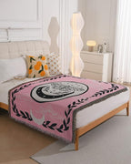 Erke Chair Recliner Cover Boho Throw Blanket Hippie Living Room Decor Wall Hanging Tapestry Outdoor Picnic Camping Rug Mattress Beach Towel Sofa Furniture Slipcover Bohemian 50”x70” The Butterfly Pink