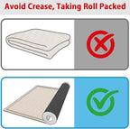 GOYLSER 10 ft Washable Runner Rug Jute Carpet Runner for Hallway, Non Slip Bath Rug Runner Mat, Beige Indoor Runner Rugs for Entryway