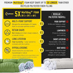 SUNROX LokGrip Non Slip Tufted Memory Foam Bench Cushion, FadeShield Water Resistant Durable Thicken Outdoor/Indoor Bench Seat Pads 42x16x4 inch, Apple Green