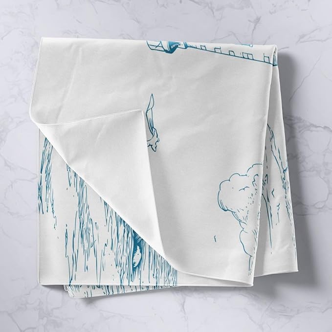 Erosebridal Lighthouse Tapestry Nautical Tapestries Sea Wave Seagull Sea Landscape Bedding Throw Blanket Mountain Leaves Branches Summer Wall Hangings Fashion Popular Window Curtain