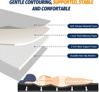 CYMULA Memory Foam Camping Mattress Pad, CertiPUR-US Sleeping Mat, Portable Roll Up Mattress for Adults, Camping Bed Pads for Sleepover, Car Bed with Travel Bag