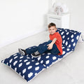 Biloban Floor Lounger Cover Non-Slip & Super Soft Floor Sofa Pillow Case, Great Choice for Kids or Adults Perfect for Slumber Party, Cloud Queen (Pillow Not Included)