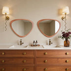 WallBeyond Asymmetrical Mirror, Irregular Wall Mirror for Bathroom, Wall Mirrors Decorative for Bedroom Living Room Entryway Hall, Unique Wall Mirror 25" x 20"