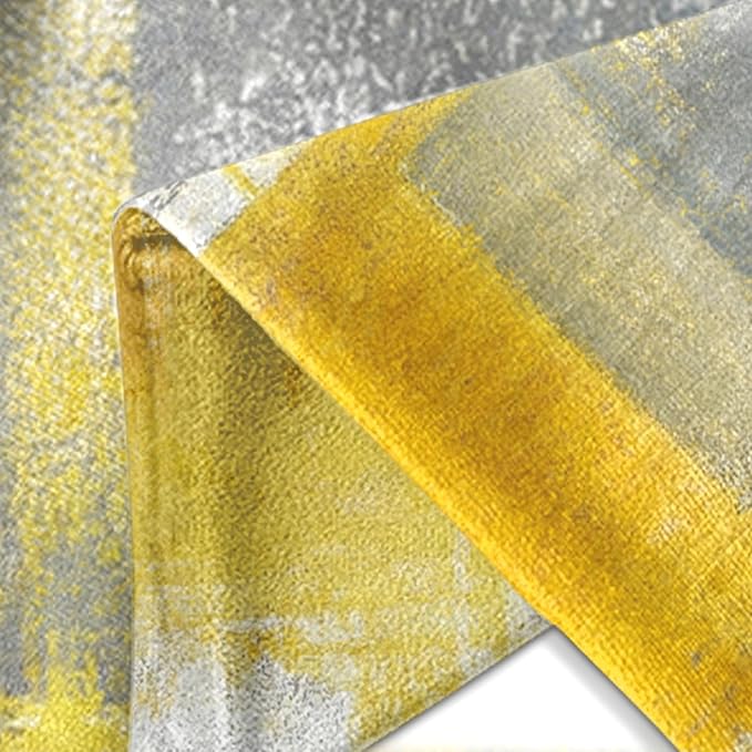 Britimes Throw Pillow Covers Modern Home Art Decor, 20 x 20 Inches Set of 2 Pillow Cases Decorative, Abstract Oil Painting Pillowcases for Bedroom, Living Room, Cushion Couch Sofa, Yellow Grey