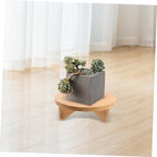 Solid Wood Flower Stand Tiered Tray Stand for Outdoor Plant Shelf Boho Office Decor Plant Holders