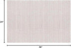 Beverly Rug Easy Jute Off White Entry Rug 2x3 Solid Washable Durable Outdoor Indoor Area Rugs for Living Dining Patio Office Stain Resistant Non Shedding Casual Indoor Outside Carpet 2 x 3 Off-White
