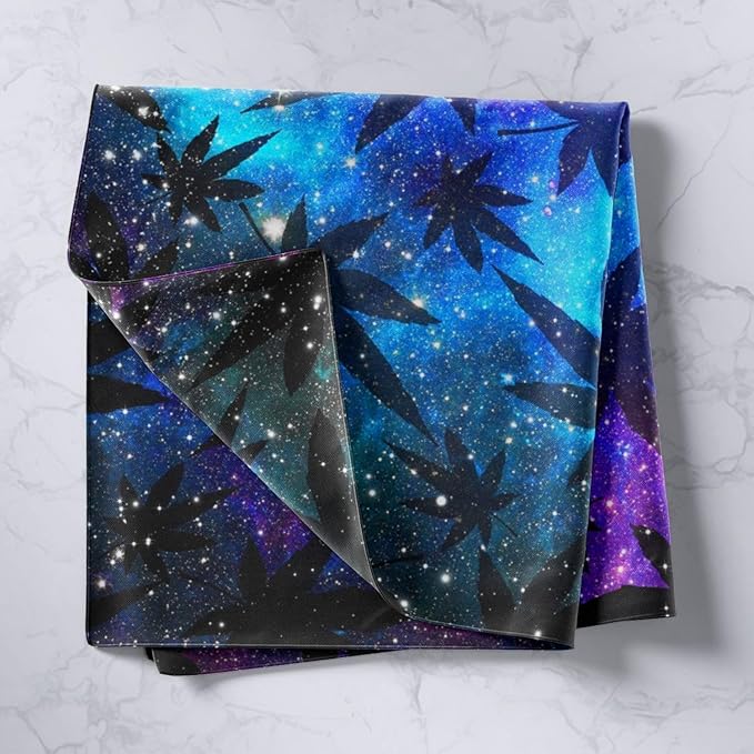 Erosebridal Leaves Wall Hanging Galaxy Tapestry Room Decor Purple Blue Room Decor Small 51x59