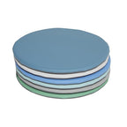 ECR4Kids SoftZone Colorful Round Floor Pad Seating Set, Classroom Furniture, Contemporary, 6-Piece